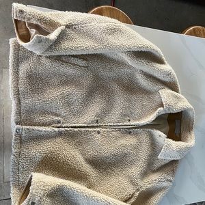 VINCE faux wool jacket